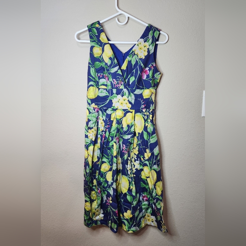 Roz & Ali Lemon Dress Size 2